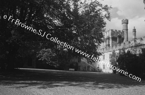 LISMORE CASTLE  IN THE COURTYARD